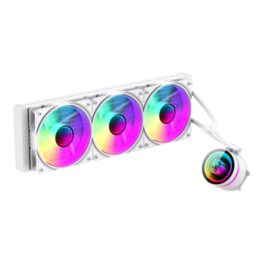 Gamemax CPU Liquid Cooler , ICEBURG 360 INFINITY WH , White