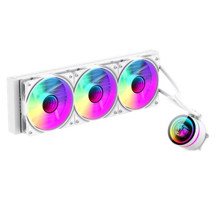 Gamemax CPU Liquid Cooler , ICEBURG 360 INFINITY WH , White