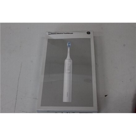 SALE OUT. Xiaomi Oscillation Electric Toothbrush, White , Xiaomi Oscillation Electric Toothbrush , Rechargeable , For adults , Number of brush heads included 1 , Number of teeth brushing modes 3 , White , DAMAGED PACKAGING