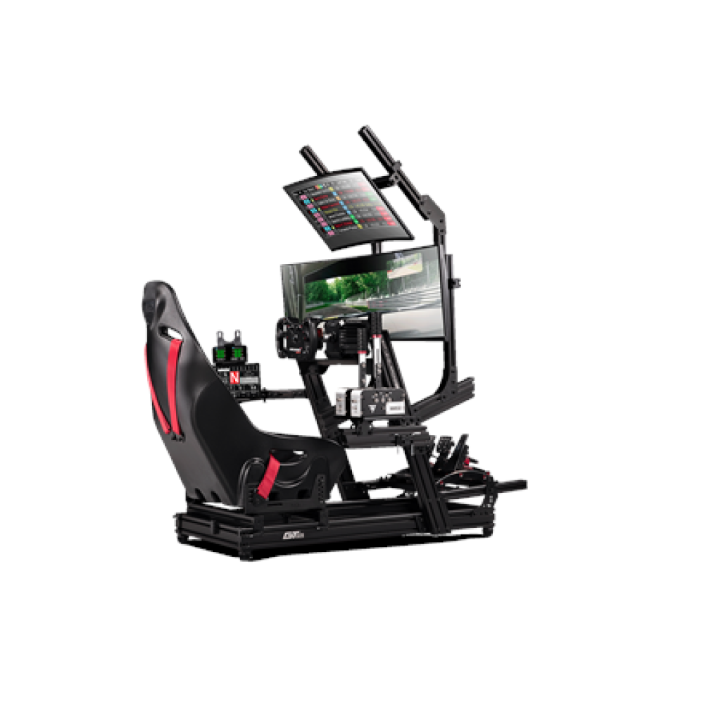 Next Level Racing , Aluminum , Racing Simulator Cockpit , GTElite Front and Side Mount Edition , Black