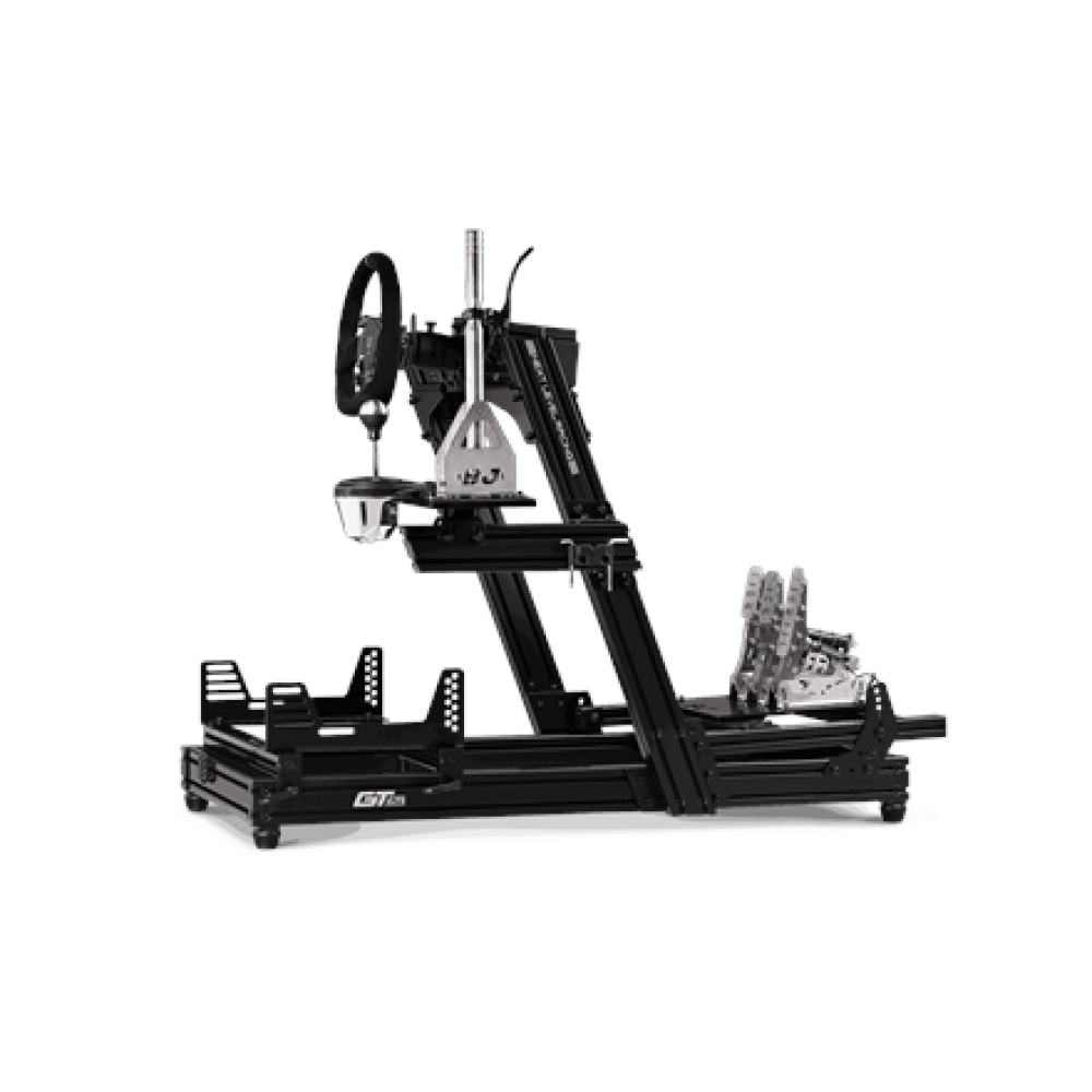 Next Level Racing , Aluminum , Racing Simulator Cockpit , GTElite Front and Side Mount Edition , Black