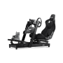 Next Level Racing , Aluminum , Racing Simulator Cockpit , GTElite Front and Side Mount Edition , Black
