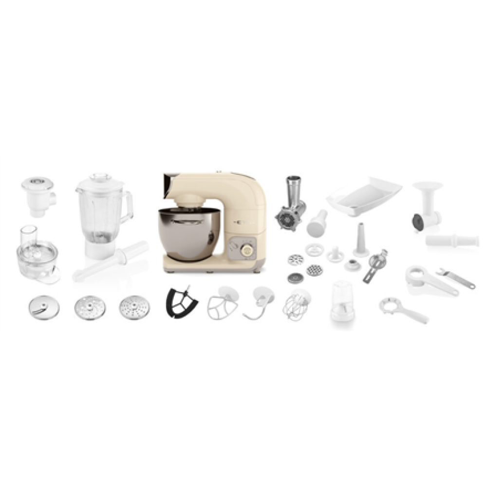 ETA , Food processor , ETA002890062 Gratus STORIO , 1200 W , Number of speeds 6 , Bowl capacity 5.5 L , Blender , Meat mincer , Beige