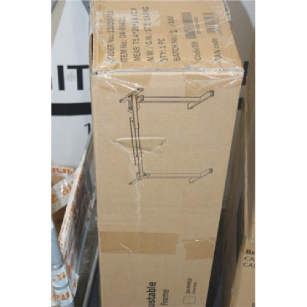 SALE OUT. Digitus Electric Height Adjustable Desk Frame Single motor, 2-stages, white, DAMAGED PACKAGING Digitus Desk frame 71.5 - 121.5 cm Maximum load weight 70 kg White