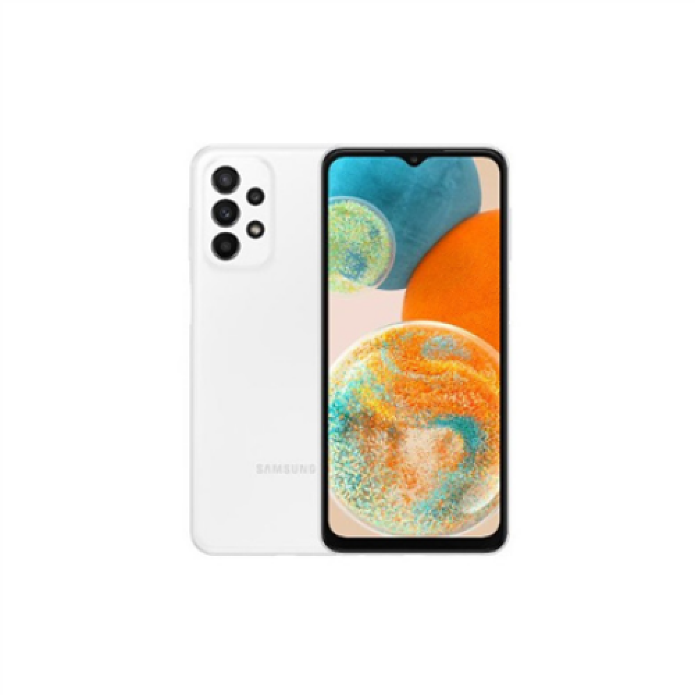 Samsung , Galaxy , A23 5G (A236) , White , 6.6 , PLS LCD , Qualcomm SM6375 , Snapdragon 695 5G (6 nm) , Internal RAM 4 GB , 64 GB , Dual SIM , Nano-SIM , 4G , 5G , Main camera 50+5+2+2 MP , Secondary camera 8 MP , Android , 12 , 5000 mAh
