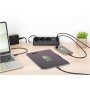 Digitus 3-way office socket strip with 2x USB-A and 1x USB-C connections , DA-70625