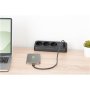 Digitus 3-way office socket strip with 2x USB-A and 1x USB-C connections , DA-70625