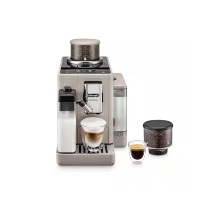 Delonghi , Coffee Maker , EXAM440.55.BG Rivelia , Pump pressure 19 bar , Built-in milk frother , Automatic , 1450 W , Sand Beige