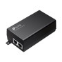 TP-LINK , PoE+ Injector Adapter , TL-POE160S , 10/100/1000 Mbit/s , Ethernet LAN (RJ-45) ports 1x10/100/1000Mbps RJ45 data-in port, 1x10/100/1000Mbps RJ45 power and data-out port