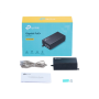 TP-LINK , PoE+ Injector Adapter , TL-POE160S , 10/100/1000 Mbit/s , Ethernet LAN (RJ-45) ports 1x10/100/1000Mbps RJ45 data-in port, 1x10/100/1000Mbps RJ45 power and data-out port