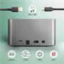 AXAGON , SuperSpeed USB DUAL 2.5/3.5 HDD/SSD DUAL dock , ADSA-DC