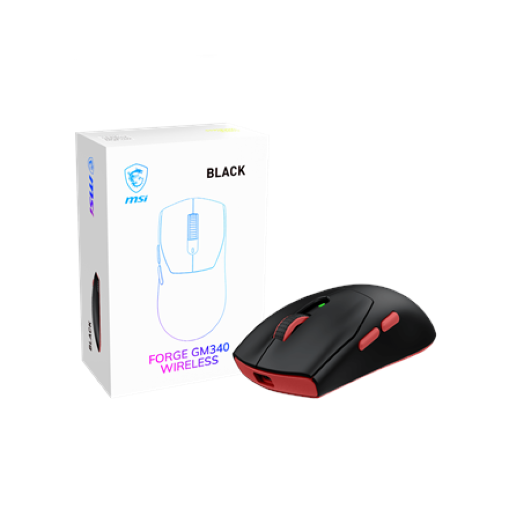 MSI FORGE GM340 , Wireless , 2.4 GHz, Bluetooth, USB 2.0