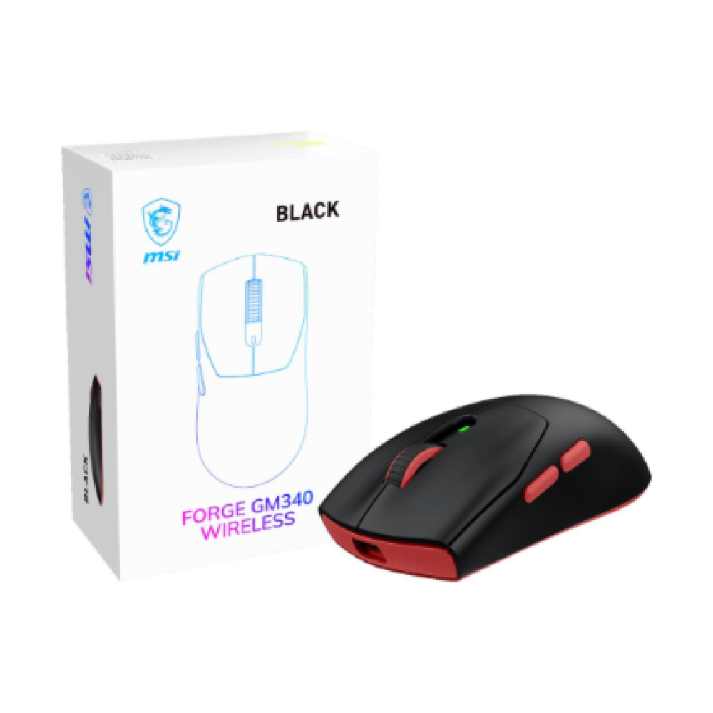 MSI FORGE GM340 , Wireless , 2.4 GHz, Bluetooth, USB 2.0