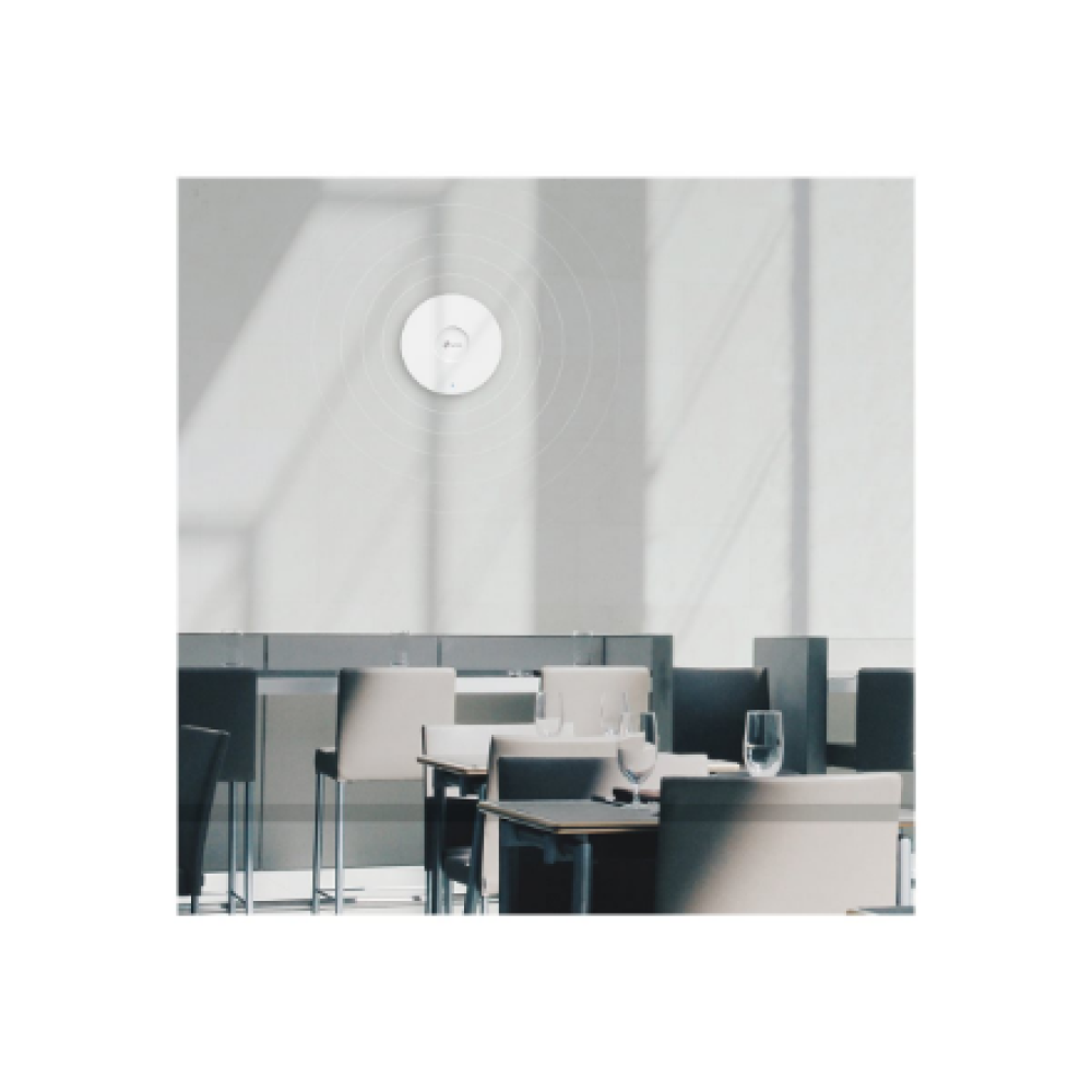 TP-LINK , AX5400 Ceiling Mount WiFi 6 Access Point , EAP670 , 802.11ax , 2.4 + 5 GHz , 574 + 4804 Mbit/s , Ethernet LAN (RJ-45) ports 1 , MU-MiMO Yes , PoE in