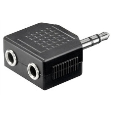 Goobay , Headphone AUX adapter; 3.5 mm jack 1-to-2