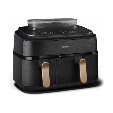 Philips Dual Steam Air Fryer , NA552/00 5000 Series , Power 2750 W , Capacity 9 L , RapidAir Plus , Black