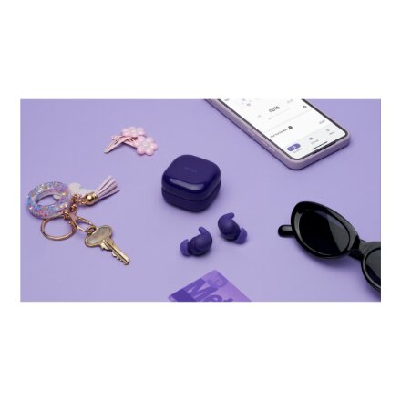 Sony Headphones , WF-LS910N LinkBuds Fit , Bluetooth , In-ear , Noise canceling , Wireless , Violet
