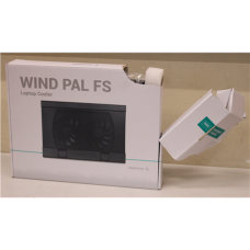 SALE OUT. Deepcool , Laptop cooler Wind Pal FS , slim, portabel , highe performance, two 140mm fans, 2 xUSB Hub, up tp 17 , DAMAGED PACKAGING , 382x262x46mm mm , 922g g