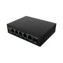 Lanberg , Switch PoE 1xBT 3xAT SFP/ETH Din Unmanagment Fast Ethernet , ILFE-4P-1GE-1S-90