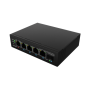 Lanberg Switch PoE 1xBT 3xAT SFP/ETH Din Unmanagment Fast Ethernet , ILFE-4P-1GE-1S-90