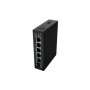Lanberg , Switch PoE 1xBT 3xAT SFP/ETH Din Unmanagment Fast Ethernet , ILFE-4P-1GE-1S-90