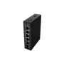 Lanberg Switch PoE 1xBT 3xAT SFP/ETH Din Unmanagment Fast Ethernet , ILFE-4P-1GE-1S-90