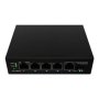 Lanberg , Switch PoE 1xBT 3xAT SFP/ETH Din Unmanagment Fast Ethernet , ILFE-4P-1GE-1S-90