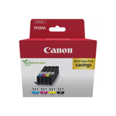 Canon Cartridges , CLI-551 BK/C/M/Y Multipack , Ink , Black, yellow, cyan, magenta