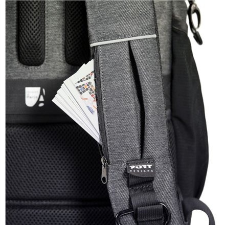 PORT DESIGNS Pro Montreal , Fits up to size 15.6/16 , Backpack , Shoulder strap , Grey