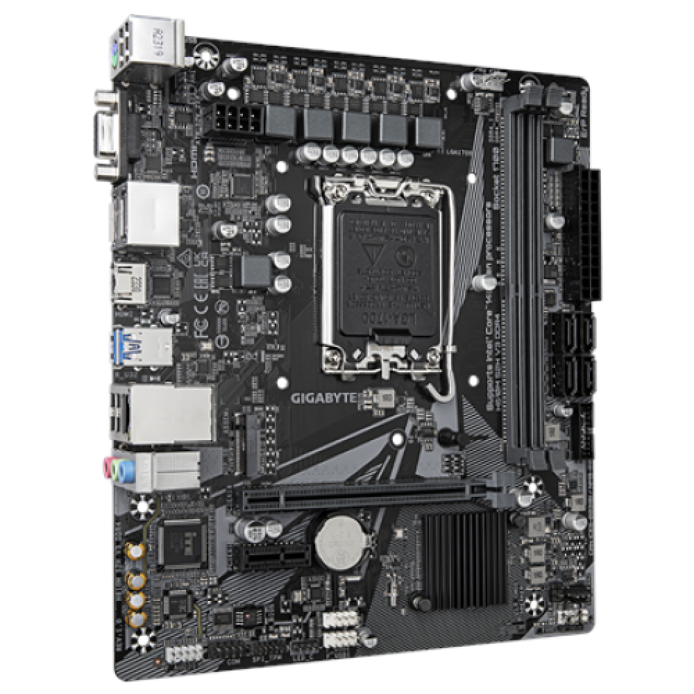 Gigabyte , H610M S2H V3 DDR4 G1.0 , Processor family Intel , Processor socket LGA1700 , DDR4 , Supported hard disk drive interfaces SATA, M.2 , Number of SATA connectors 4