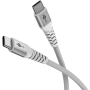 Goobay USB-C Supersoft Textile Cable with Metal Plugs , 70193