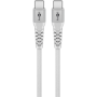 Goobay USB-C Supersoft Textile Cable with Metal Plugs , 70193