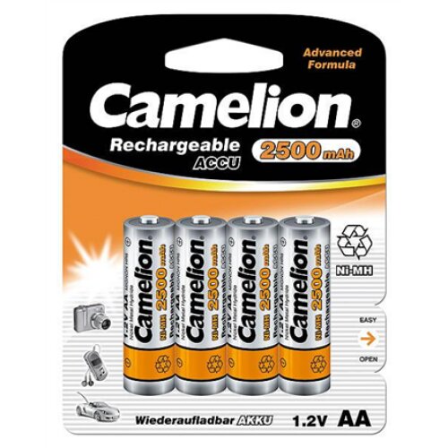 Camelion , AA/HR6 , 2500 mAh , Rechargeable Batteries Ni-MH , 4 pc(s)