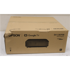 SALE OUT. Epson EH-LS670B 4K Pro-UHD 3LCD Projector/3600Lm/16:9/5000000:1, Black , Epson EH-LS670B , Full HD (1920x1080) , 3600 ANSI lumens , Black , DAMAGED PACKAGING , Wi-Fi