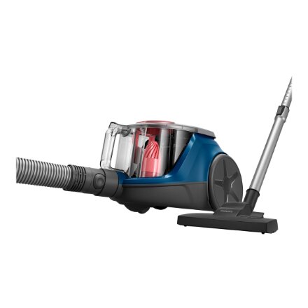 Philips Vacuum cleaner , XB2123/09 , Bagless , Power 850 W , Dust capacity 1.3 L , Dark Blue/Peach