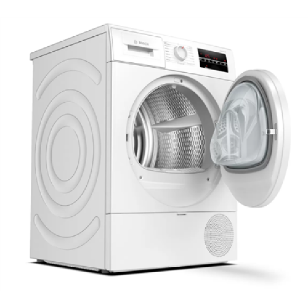 Bosch Dryer Machine WTR86TL8SN Energy efficiency class A++, Front loading, 8 kg, Sensitive dry, LED, Depth 60 cm, White