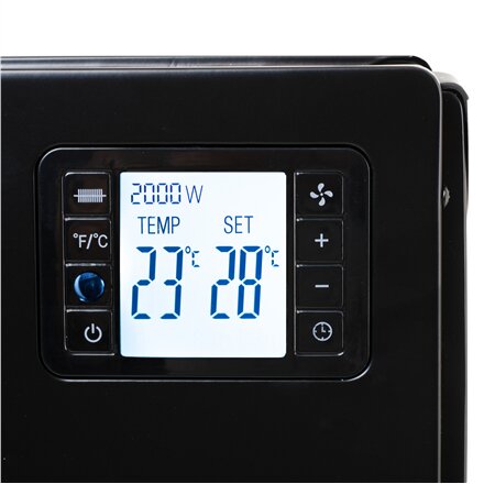 Camry Fan Heater with Remote Control , CR 7739 , Convection Heater , 2000 W , Number of power levels 3 (750W/1250W/2000W) , Black