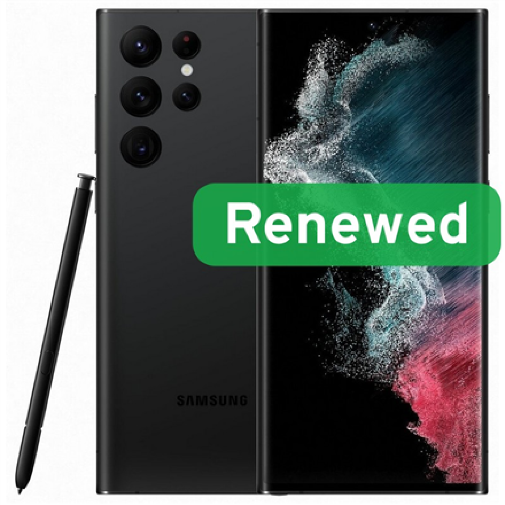 Samsung Renewed Grade C , Samsung Galaxy S22 Ultra , Phantom Black , 6.8 , 256 GB , 5G , Android