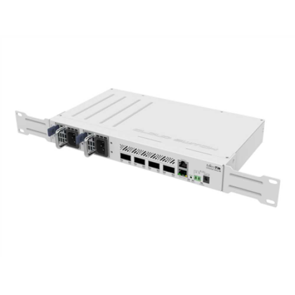 MikroTik , Cloud Router Switch , CRS504-4XQ-IN , Router Switch , Wall Mountable , Mesh Support No , MU-MiMO No , No mobile broadband , SFP+ ports quantity 4