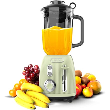 Cecotec Blender , Power Black Titanium RetroGreen , Tabletop , 1200 W , Jar capacity 1.5 L , Jar material Glass , Green