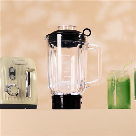 Cecotec Blender , Power Black Titanium RetroGreen , Tabletop , 1200 W , Jar capacity 1.5 L , Jar material Glass , Green