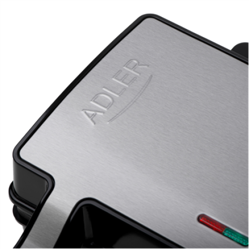 Adler Sandwich maker 2 in 1 , AD 3073 , 1000 W , Number of plates 2 , Stainless Steel/Black