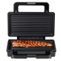 Adler Sandwich maker 2 in 1 , AD 3073 , 1000 W , Number of plates 2 , Stainless Steel/Black
