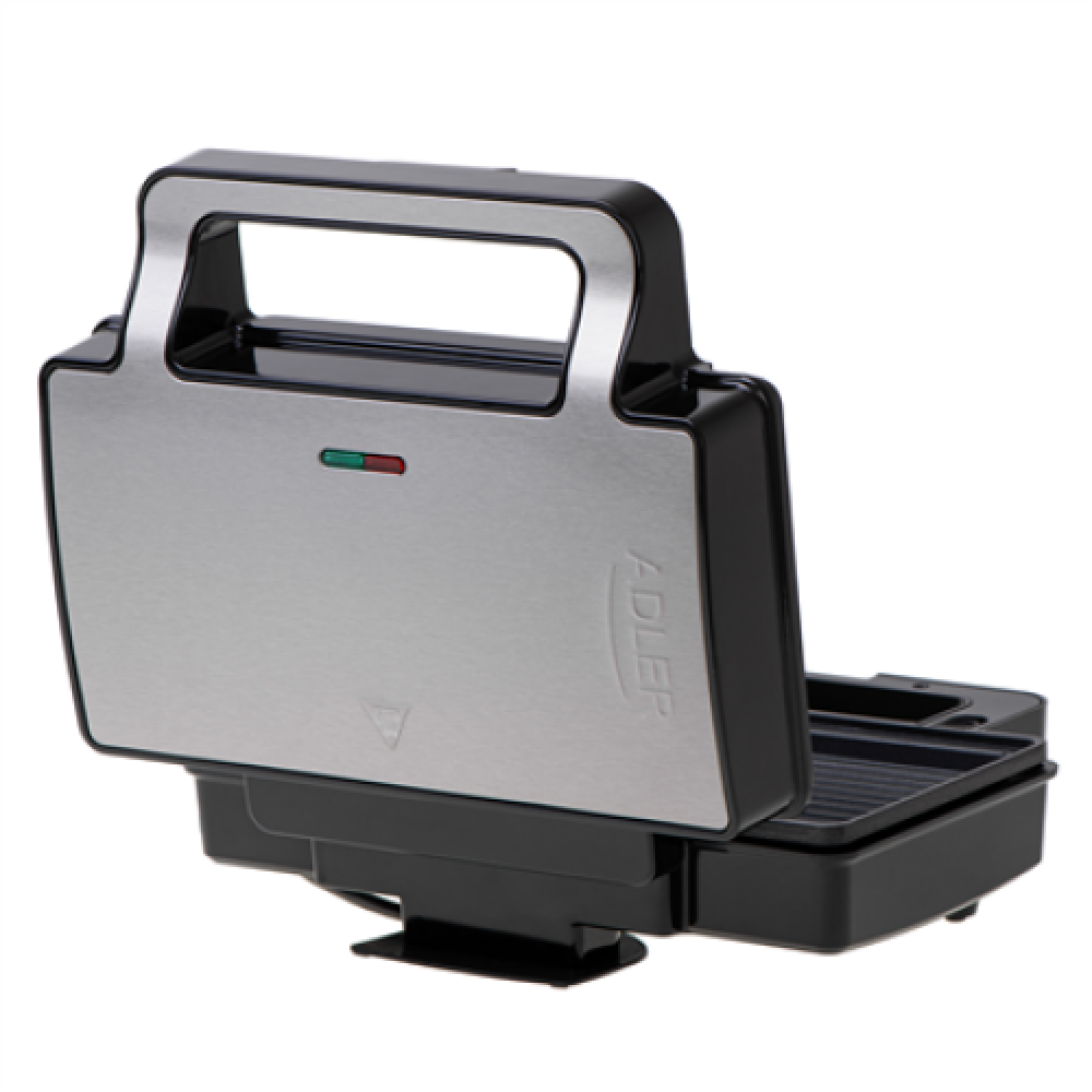 Adler Sandwich maker 2 in 1 , AD 3073 , 1000 W , Number of plates 2 , Stainless Steel/Black
