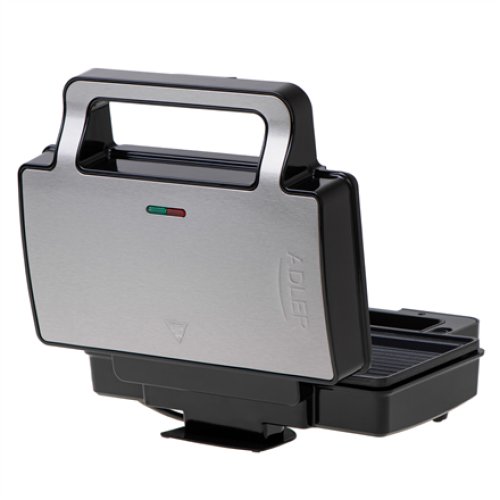 Adler Sandwich maker 2 in 1 , AD 3073 , 1000 W , Number of plates 2 , Stainless Steel/Black