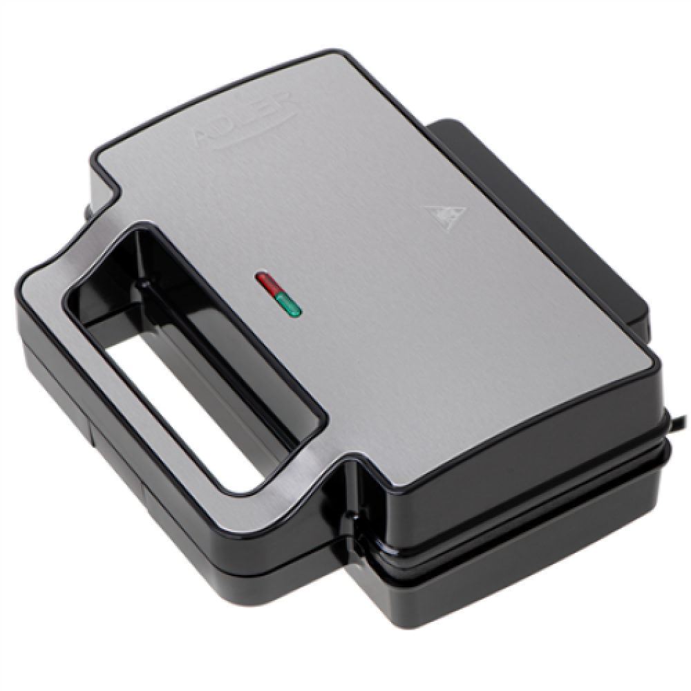 Adler Sandwich maker 2 in 1 , AD 3073 , 1000 W , Number of plates 2 , Stainless Steel/Black
