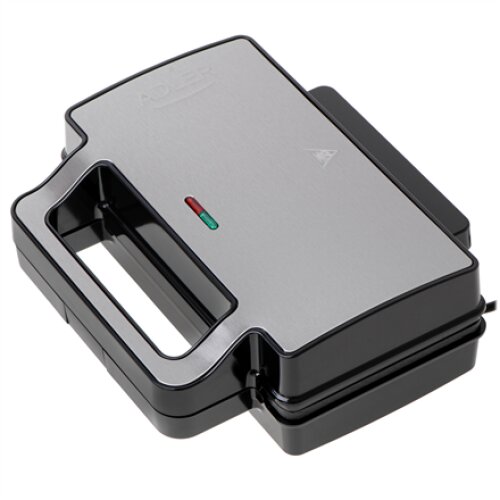 Adler Sandwich maker 2 in 1 , AD 3073 , 1000 W , Number of plates 2 , Stainless Steel/Black