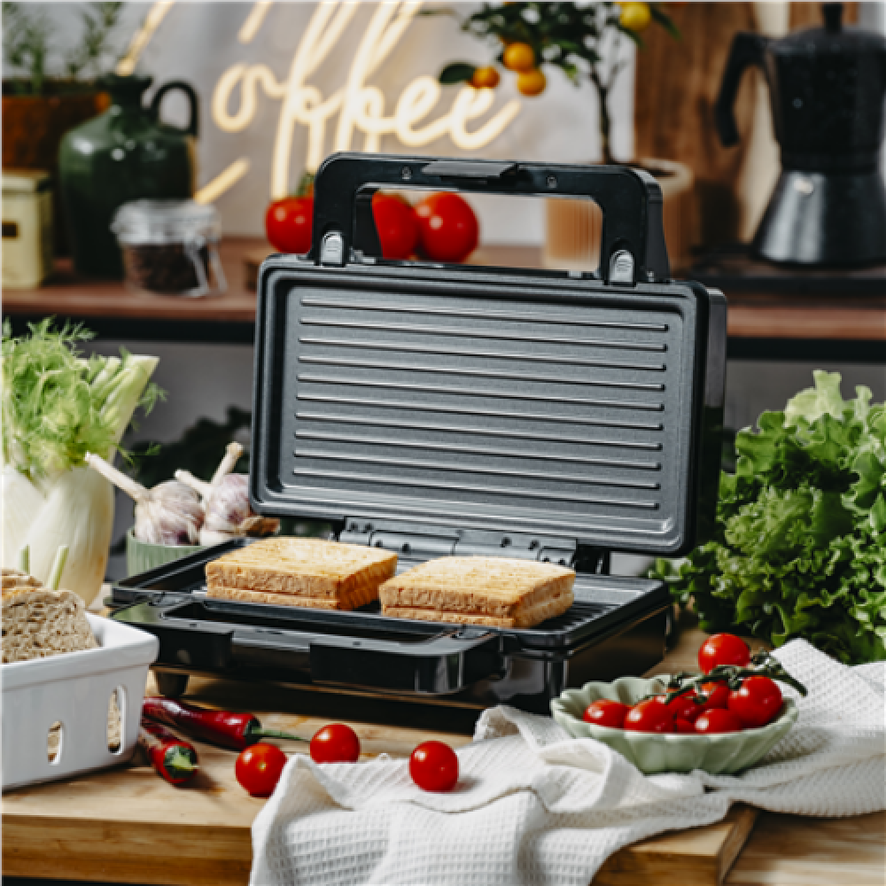 Adler Sandwich maker 2 in 1 , AD 3073 , 1000 W , Number of plates 2 , Stainless Steel/Black