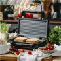 Adler Sandwich maker 2 in 1 , AD 3073 , 1000 W , Number of plates 2 , Stainless Steel/Black