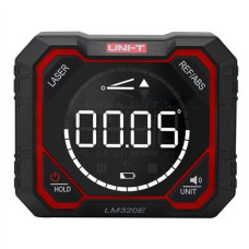 UNI-T LM320E Digital Angle Gauge, 4 × 90°, Color Display, 2 Magnetic Bases, 2 Laser Beams